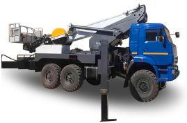 Автовышка вездеход 45 метров Hansin HS 4570