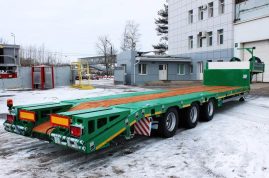 Низкорамный трал корыто раздвижной Faymonville Megf-Z-3L-V-ATX-A 40 т